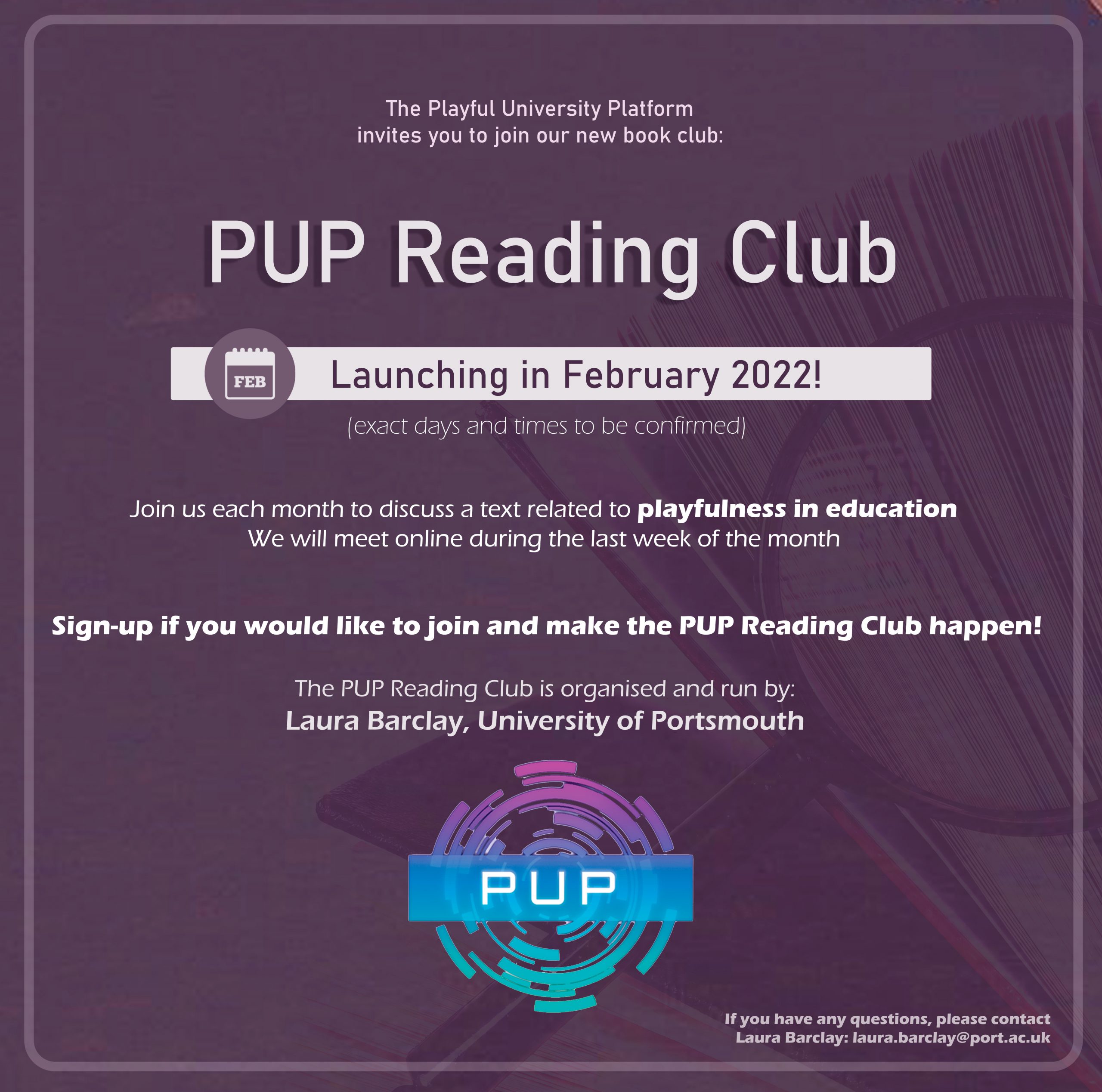 Book reading club PUP2